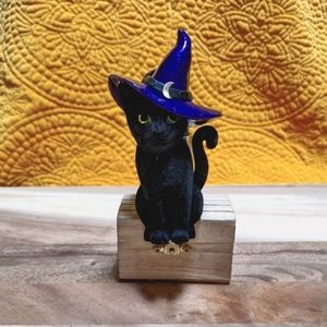 Meow! BBW NWT Witch Cat night light wallflower plug in Halloween